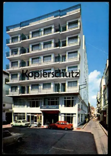 ÄLTERE POSTKARTE LLORET DE MAR HOTEL METROPOL COSTA BRAVA Ansichtskarte postcard