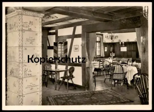 ÄLTERE POSTKARTE BAD HERRENALB MÖNCHS POSTHOTEL HOTEL SCHWARZWALD Black Forest la foret-noire cpa postcard
