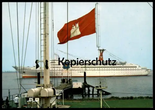 ÄLTERE POSTKARTE SCHULAUER FÄHRHAUS WEDEL-SCHULAU DAMPFER HAMBURG PASSAGIERSCHIFF Schiff ship bateau steamer postcard AK