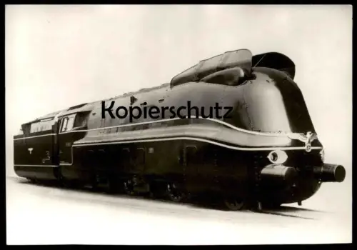 ÄLTERE POSTKARTE DEUTSCHE REICHSBAHN 19 1001 SCHNELLZUG LOKOMOTIVE DAMPFLOK locomotive à vapeur steam train postcard AK