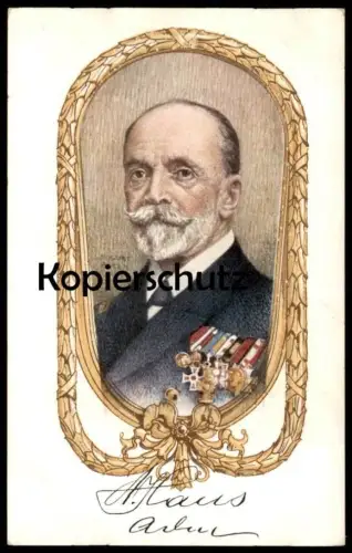 ALTE KÜNSTLER POSTKARTE ANTON HAUS VON HOHENWART FELDMARSCHALL ÖSTERREICH UNGARN AUGUST PATEK Militär Ansichtskarte cpa