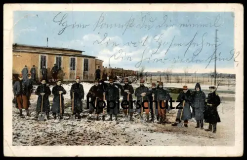 ALTE POSTKARTE GEFANGENENLAGER ALTENGRABOW 1915 LAGER GEFANGENE bei Dörnitz Möckern Burg Ansichtskarte AK cpa postcard