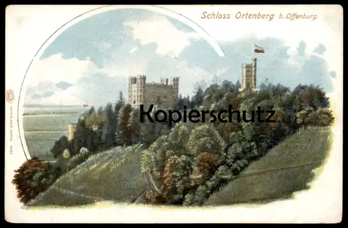 ALTE POSTKARTE SCHLOSS ORTENBERG BEI OFFENBURG GENGENBACH castle chateau cpa postcard Ansichtskarte AK