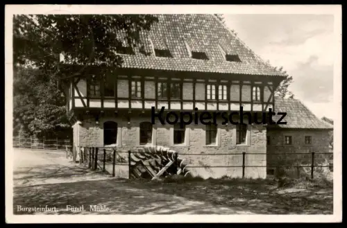 ALTE POSTKARTE BURGSTEINFURT FÜRSTLICHE MÜHLE MÜHLENRAD WASSERRAD Wassermühle moulin mill Ansichtskarte AK cpa postcard