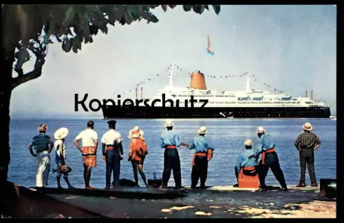 ÄLTERE POSTKARTE TURBINEN-SCHNELLDAMPFER BREMEN NORTH GERMAN LLOYD STEAMER SHIP STEAMSHIP SCHIFF DAMPFER postcard AK cpa