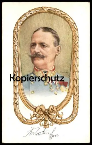 ALTE KÜNSTLER POSTKARTE ALEXANDER VON KROBATIN FELDMARSCHALL ÖSTERREICH UNGARN AUGUST PATEK Militär Ansichtskarte AK cpa
