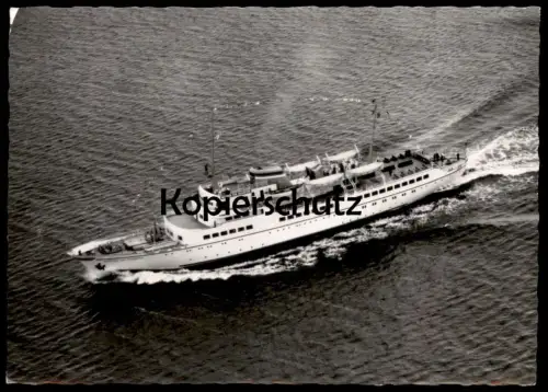 ÄLTERE POSTKARTE HAMBURG FAHRGASTSCHIFF MS WAPPEN VON HAMBURG OTTO BEHNKE Schiff ship bateau Ansichtskarte cpa postcard