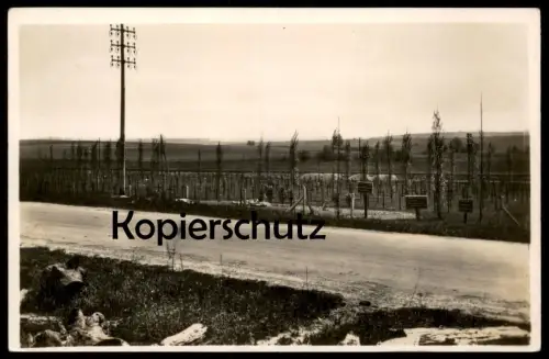 ALTE POSTKARTE HAUTECOURT MEUSE 2805 GRÄBER 2 GEBEINHALLEN CIMETIÈRE MILITAIRE ALLEMAND Friedhof cemetery cpa postcard