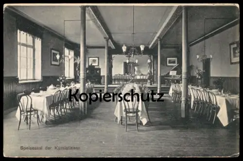 ALTE POSTKARTE MÜLHAUSEN GREFRATH SPEISESAAL DER KURSISTINNEN PENSIONAT UNSERER LIEBEN FRAU postcard AK Ansichtskarte