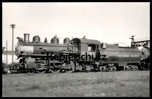 ALTE ORIGINAL POSTKARTE DAMPFLOK 1281 SOUTHERN PACIFIC LINES USA LOKOMOTIVE locomotive à vapeur steam train postcard AK