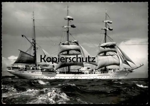 ÄLTERE POSTKARTE SEGELSCHULSCHIFF GORCH FOCK SEGELSCHIFF MARINE FOTOGRAF RENARD Schiff sailing ship AK cpa postcard
