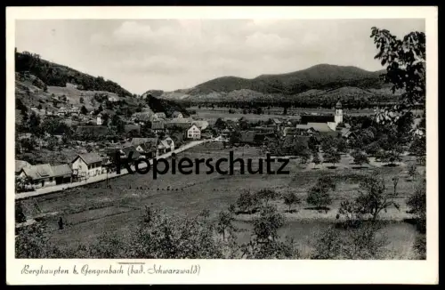 ALTE POSTKARTE BERGHAUPTEN BEI GENGENBACH BADISCHER SCHWARZWALD PANORAMA BADEN Ansichtskarte AK cpa postcard