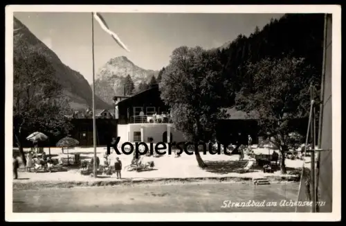 ALTE POSTKARTE STRANDBAD AM ACHENSEE TIROL Österreich Austria Autriche Ansichtskarte AK cpa postcard