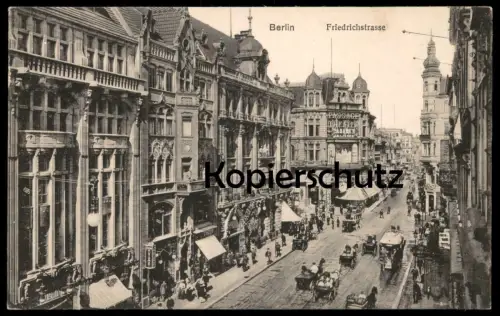 ALTE POSTKARTE BERLIN FRIEDRICHSTRASSE PASSAGE EINGANG PANOPTICUM NEW-YORK Panoptikum Automat Ansichtskarte cpa postcard