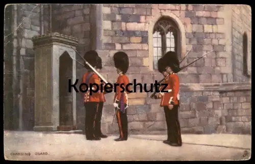 ALTE POSTKARTE LONDON MILITARY CHANGING GUARD OILETTE RAPHAEL TUCK POSTCARD KÜNSTLER ARTHUR UND HARRY PAYNE postcard
