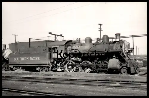 ALTE ORIGINAL POSTKARTE DAMPFLOK 1744 SOUTHERN PACIFIC LINES USA LOKOMOTIVE locomotive à vapeur steam train postcard AK