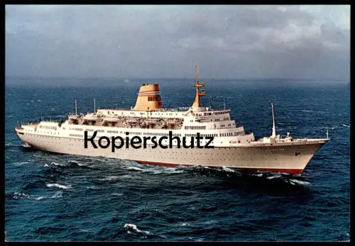 ÄLTERE POSTKARTE MS VISTAFJORD NORWEGIAN AMERICA NAL CRUISE SHIP ferry Schiff Motorschiff ship Ansichtskarte postcard