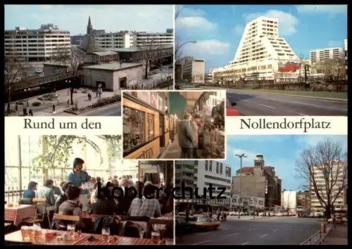 ÄLTERE POSTKARTE BERLIN RUND UM DEN NOLLENDORFPLATZ KING STAR'S Architektur architecture Ansichtskarte AK postcard cpa