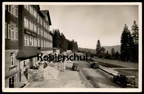 ALTE POSTKARTE KURHAUS RUHESTEIN BAHNSTATION OTTENHÖFEN FREUDENSTADT Auto Baden-Württemberg Ansichtskarte postcard cpa