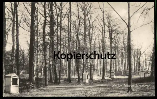 ALTE POSTKARTE MENDEN PARTIE AM ROTENBERGE Kreuzweg am Rodenberg Sauerland Prozessionsweg Ansichtskarte AK cpa postcard