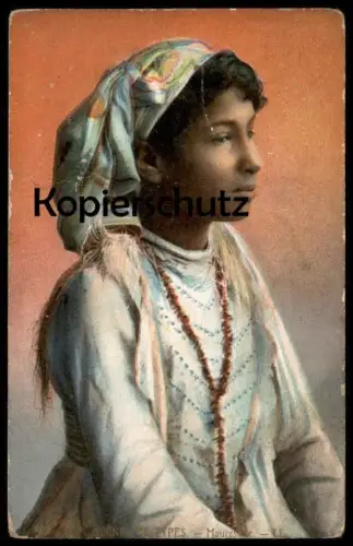 ALTE POSTKARTE SCENES ET TYPES MAURESQUE LL Schleier Tracht traditional costume cpa postcard Ansichtskarte AK