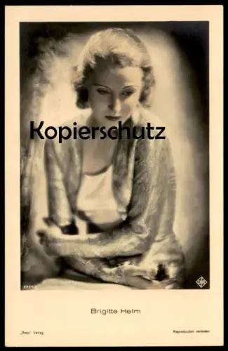 ALTE POSTKARTE BRIGITTE HELM FILM-SCHAUSPIELERIN ROSS VERLAG UFA Ansichtskarte AK postcard cpa