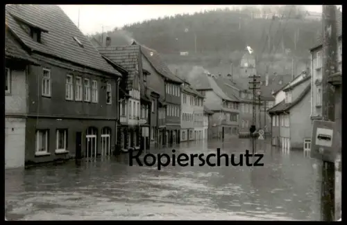 ÄLTERE KARTE WASUNGEN WERRA ÜBERFLUTUNG ÜBERSCHWEMMUNG REPRO? Flut flood Thüringen Format Postkarte Ansichtskarte