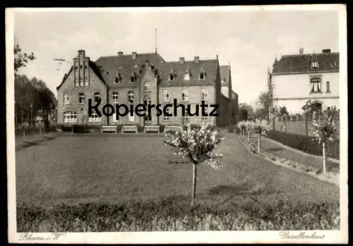 ALTE POSTKARTE RHEINE IN WESTFALEN GESELLENHAUS 1937 Ansichtskarte AK cpa postcard