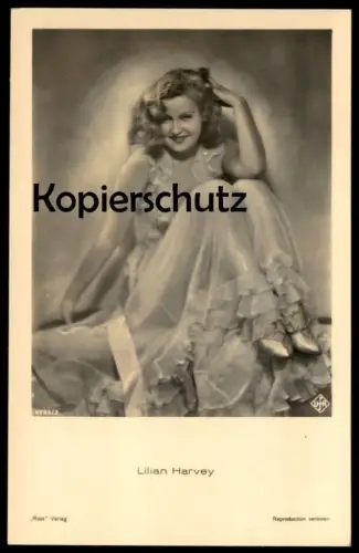 ALTE POSTKARTE LILIAN HARVEY FILM-SCHAUSPIELERIN UFA ROSS VERLAG Ansichtskarte AK postcard cpa