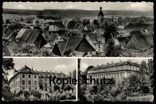 ÄLTERE POSTKARTE OBERNZENN FRANKEN FRITZ RIES BÄCKEREI BAYERN Ansichtskarte AK cpa postcard