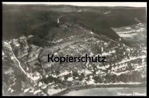 ÄLTERE KARTE WASUNGEN WERRA PANORAMA REPRO? Thüringen Format Postkarte Ansichtskarte