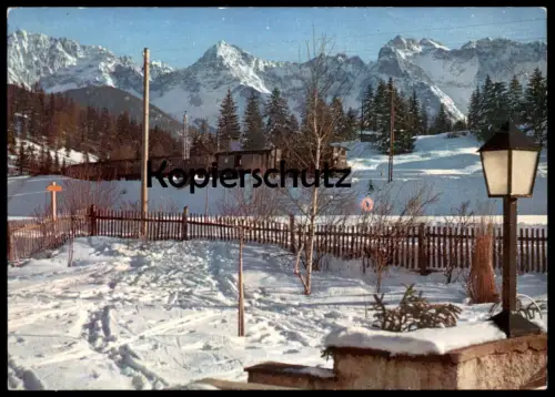 ÄLTERE POSTKARTE IN DEN WINTER MIT DER DEUTSCHE BUNDESBAHN Lok Zug Train Railway Eisenbahn locomotive postcard AK