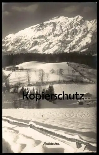 ALTE POSTKARTE HOCHSTAUFEN PANORAMA WINTER SCHNEE PHOTOGRAPH HEINRICH FRÖHLICH BAD REICHENHALL Ansichtskarte AK postcard