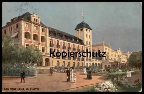 ALTE POSTKARTE BAD NEUENAHR KURHOTEL J. BERAUD RAPHAEL TUCK OILETTE postcard Ansichtskarte