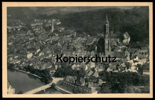 ALTE POSTKARTE LANDSHUT AN DER ISAR FLUZEUGAUFNAHME FLIEGERAUFNAHME LUFTBILD