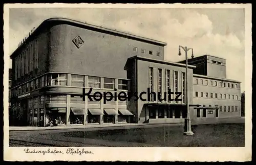 ALTE POSTKARTE LUDWIGSHAFEN AM RHEIN PFALZBAU Ansichtskarte AK postcard cpa