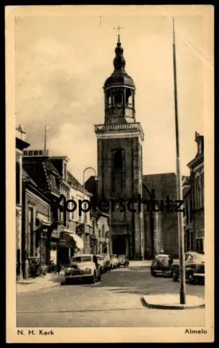 ALTE POSTKARTE ALMELO N. H. NED HERVORMDE KERK Kirche Ansichtskarte postcard cpa