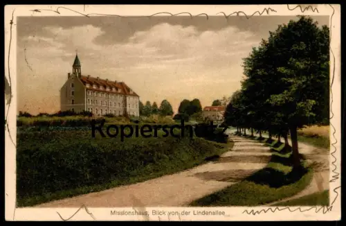 ALTE POSTKARTE MISSIONSHAUS ST. PETER BLICK VON DER LINDENALLEE TIRSCHENREUTH cpa postcard AK Ansichtskarte