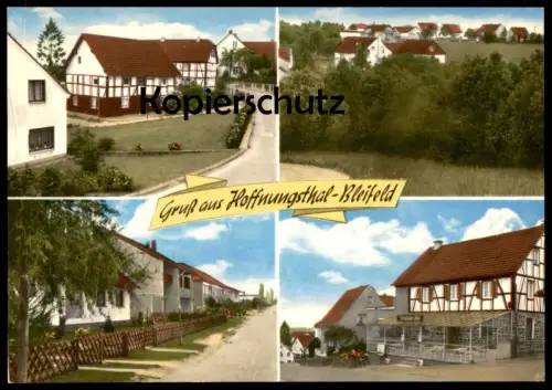 ÄLTERE POSTKARTE GRUSS AUS HOFFNUNGSTHAL BLEIFELD RÖSRATH Ansichtskarte AK cpa postcard