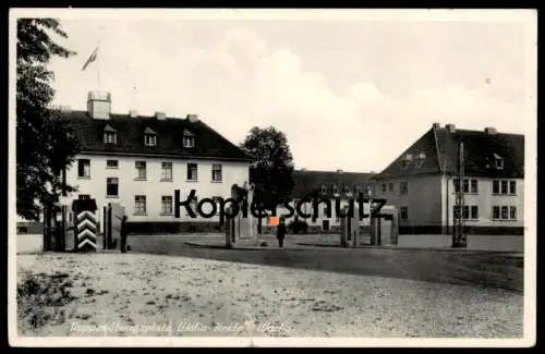 ALTE POSTKARTE TRUPPENÜBUNGSPLATZ WAHN-HEIDE WACHE 1939 KÖLN WAHNER HEIDE SOLDAT soldier Ansichtskarte AK cpa postcard