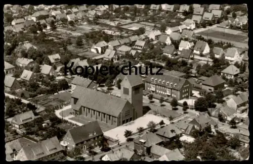ÄLTERE POSTKARTE MEPPEN LUFTBILD ST. PAULUSKIRCHE PAULUS KIRCHE church église Fliegeraufnahme Ansichtskarte cpa postcard