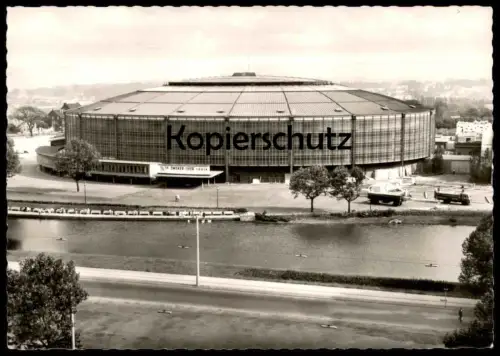 ÄLTERE POSTKARTE DORTMUND WESTFALENHALLE 14. JUNI OMSKER CHOR SIBIRIEN OMSK RUSSIA HALLE Veranstaltungshalle postcard