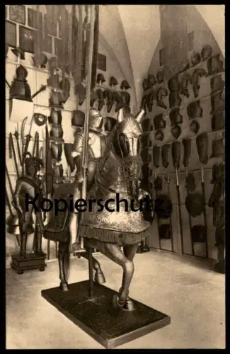 ALTE POSTKARTE WILHELMSHÖHE LÖWENBURG RÜSTKAMMER RITTER-RÜSTUNG Cassel Kassel Burg castle chateau cpa postcard AK Ansichtskarte