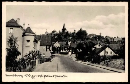 ALTE POSTKARTE BENSBERG WIPPERFÜRTHERSTRASSE WIPPERFÜRTHER STRASSE Bergisch Gladbach Ansichtskarte