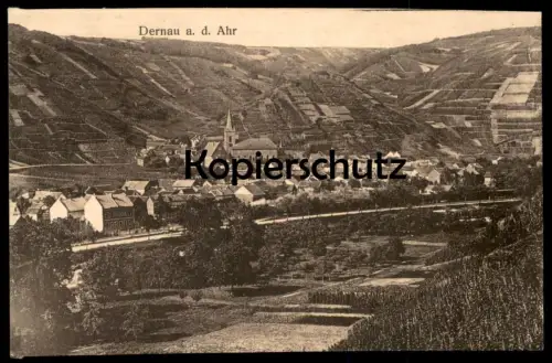 ALTE POSTKARTE DERNAU AN DER AHR PANORAMA GESAMTANSICHT GUTMANN'S KARTE RITTER Gemeinde Altenahr Ansichtskarte postcard
