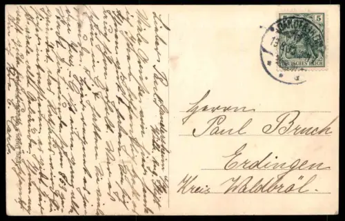 ALTE POSTKARTE BAD GANDERSHEIM RATHAUS Ansichtskarte AK postcard