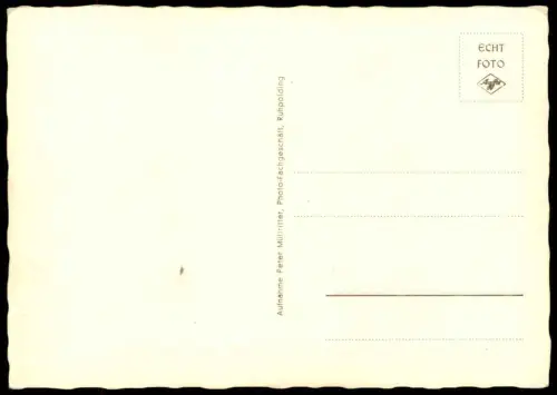 ÄLTERE POSTKARTE RUHPOLDING MIT HOCHFELLN AUFNAHME PETER MÜLLRITTER Ansichtskarte