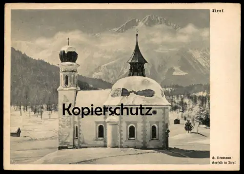 ALTE POSTKARTE SEEFELD SEEKIRCHL SEEKIRCHE G. NEUMANN Tirol Österreich Ansichtskarte cpa postcard