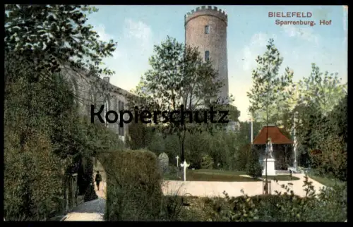 ALTE POSTKARTE BIELEFELD SPARRENBURG HOF Burg AK Ansichtskarte