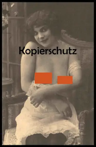 ALTE REPRO ? POSTKARTE AKT FRAU NACKT BRUST EROTIK eroticism nus nude breast woman nudity postcard cpa Ansichtskarte AK